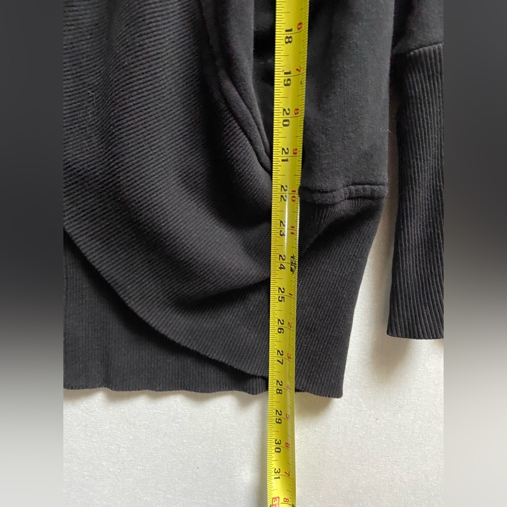 Wilfred black Diderot Cocoon open cardigan Sz S/M available - Picture 10 of 11